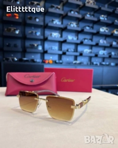 очила с черен обикновен калъф и ув защита chanel cartier Gucci, снимка 13 - Слънчеви и диоптрични очила - 54906041