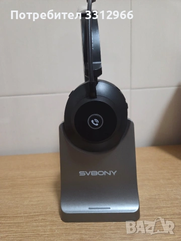 безжични слушалки с микрофон SVBONY SVN H1, проектирани за работа и видеоконференции. , снимка 4 - Bluetooth слушалки - 54960966