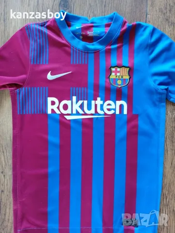 Nike FC Barcelona Stadium 2021/22 Home Junior- детска тениска р-р 137см - 147см, снимка 5 - Детски тениски и потници - 55349448