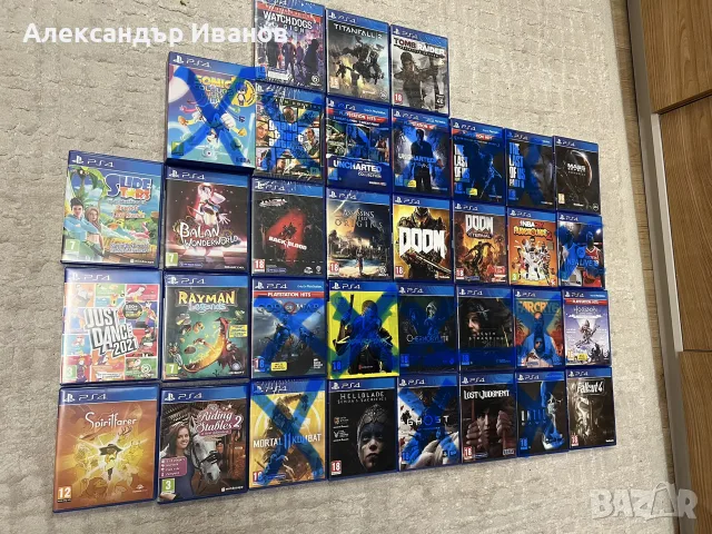 Игри за PS4 запазени дискове