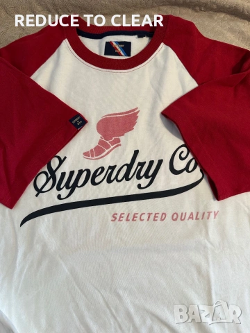 Спортна блуза с къс ръкав Superdry, снимка 2 - Блузи - 54999551