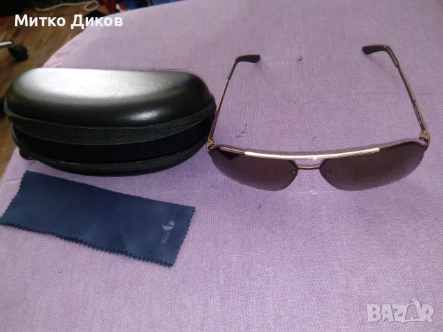 Novatti маркови слънчеви очила като нови с кърпичка и калъф