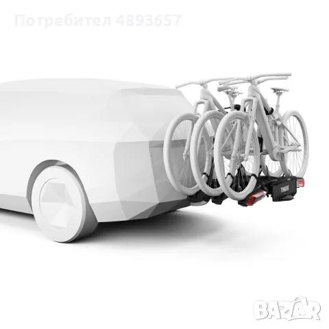 Продавам велосипеден багажник за теглич Thule Epos 3, снимка 2 - Аксесоари за велосипеди - 55372976