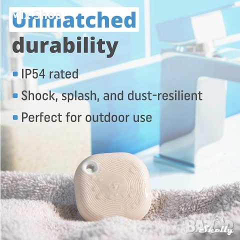Shelly BLU Button Tough 1 Mocha – Bluetooth бутон за интелигентни сценарии и домашна автоматизация, снимка 4 - Друга електроника - 55240460