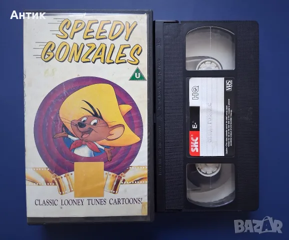 Видеокасета VHS Спиди Гонзалес / Анимация, снимка 2 - Други жанрове - 55321823