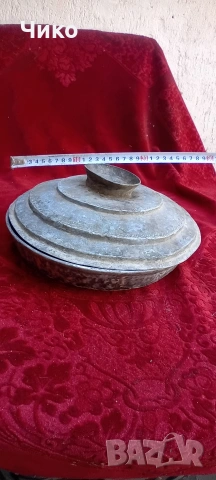 2бр медни съдове със захлупци, снимка 5 - Антикварни и старинни предмети - 54600541