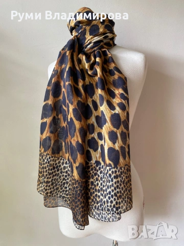 Леопардов шал, снимка 3 - Шалове - 53383253