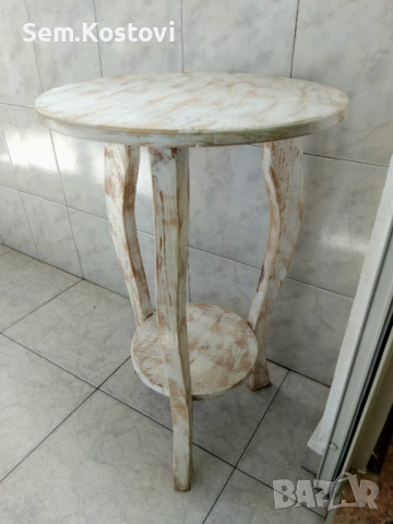 Дървена масичка, снимка 4 - Маси - 54278950