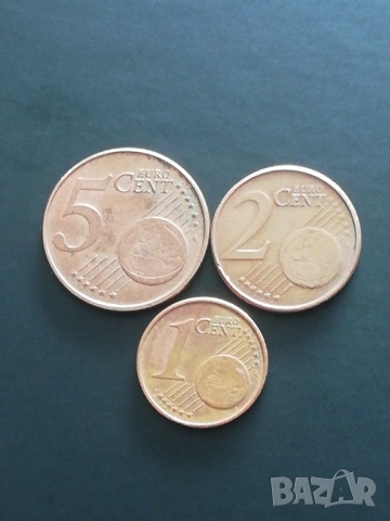 лот 1,2 и 5 евро-цента Холандия, снимка 5 - Нумизматика и бонистика - 53935782