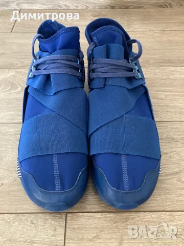 Мъжки маратонки Adidas Y-3 Qasa High Roundel Blue, снимка 3 - Маратонки - 55424261