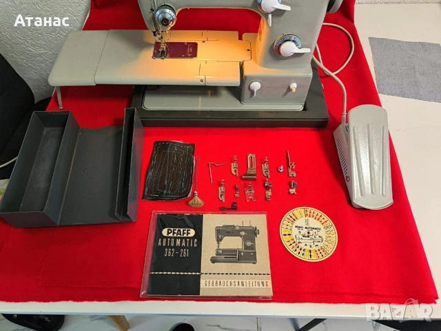 PFAFF 362 Шевна машина, снимка 4 - Шевни машини - 54900702