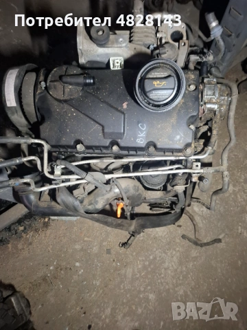Двигател Ауди Сеат Фолксваген Audi Seat Vw 1.9TDI BKC 105к.с., снимка 2 - Части - 54612639