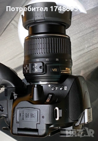 Nikon D5100 AF-S 18-55mm G-ED-DX-VR-TOP-Nice-DSLR-Pro, снимка 3 - Фотоапарати - 54420615