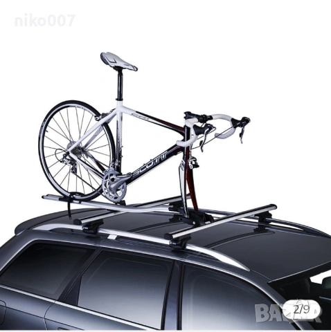 Топ цена-като нов Thule OutRide 561 багажник за велосипед-вело багажник