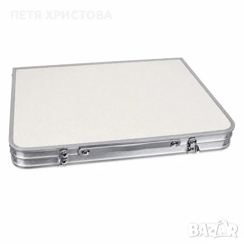 Сгъваема алуминиева туристическа маса 61x41 см, снимка 3 - Къмпинг мебели - 55581118