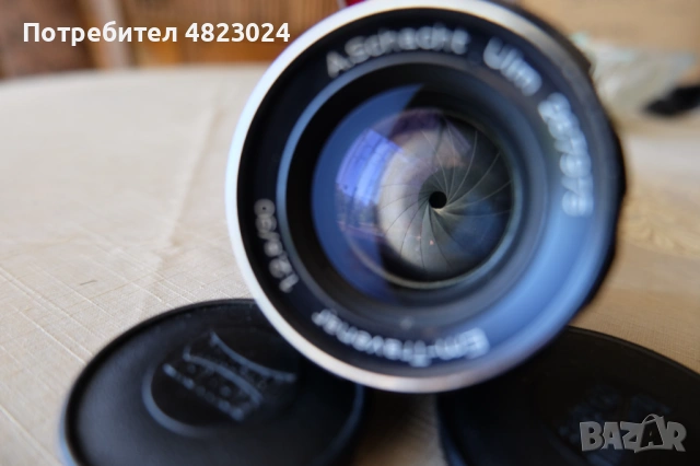 A.Schacht Ulm Travenar R 90mm f2.8 Lens. M42 Mount , снимка 3 - Обективи и филтри - 54552836