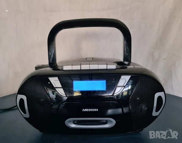 Преносима аудио система Бумбокс MEDION – CD, MP3, USB, Радио и Касета