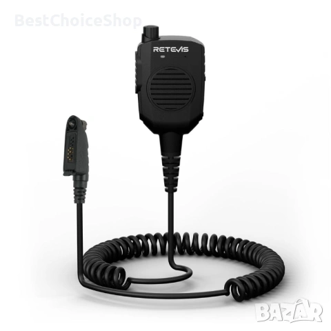 Retevis HM005 водоустойчиво двупосочно радио с микрофон и говорител