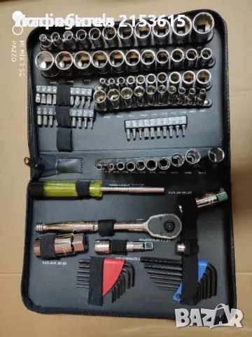 Westward tools 1/4 , 3/8 102 части гидория тресчотка с вложки битове Хром Ванадий