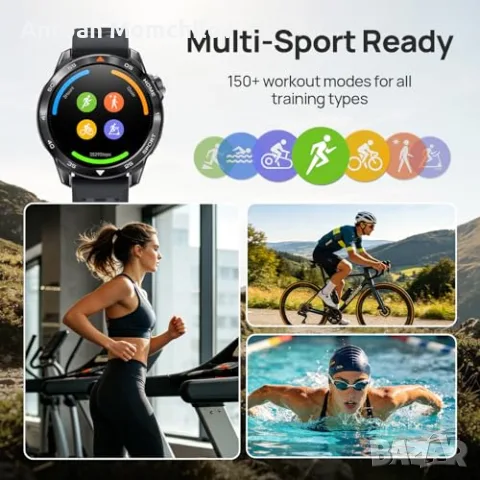 Спортен смарт часовник mibro GS Pro2 с Dual Band GPS и AMOLED, снимка 5 - Смарт часовници - 55399124