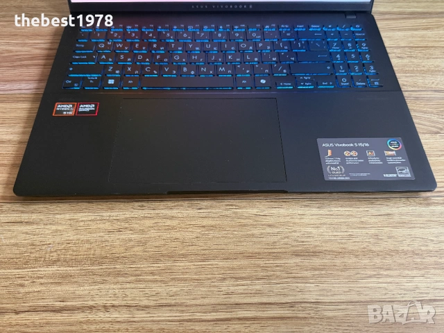 3.2k 120Hz OLED Asus 16s`Ryzen AI9 HX370/32GB DDR5/1TB SSD/Гаранция/Бат 14ч, снимка 5 - Лаптопи за игри - 54524295