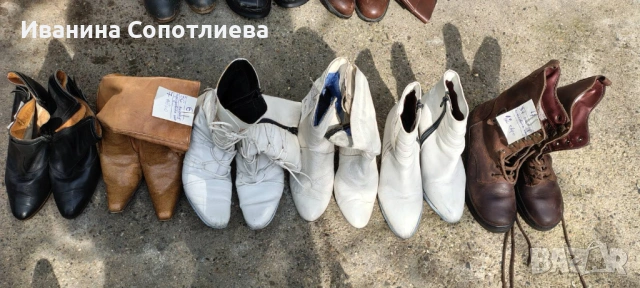 Продавам обувки и ботуши естествена и изкуствена кожа 