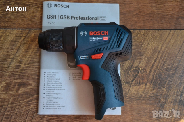 Нов Безчетков Винтоверт Bosch GSR 12V-30