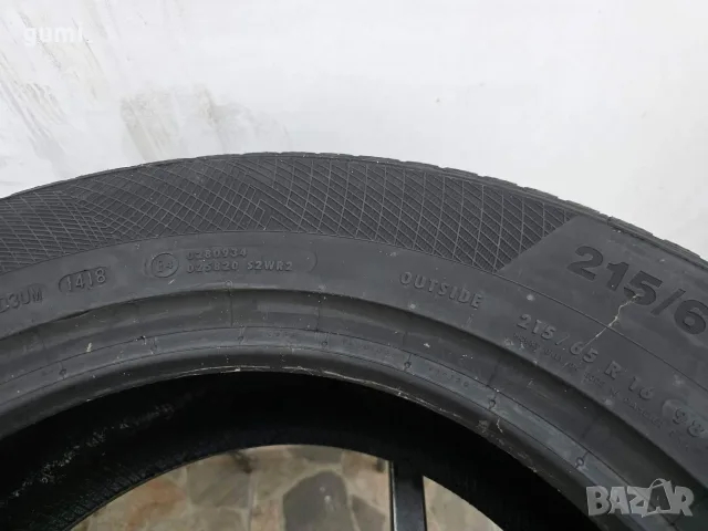 1бр зимна гума 215/65/16 CONTINENTAL L06323, снимка 2 - Гуми и джанти - 55430921