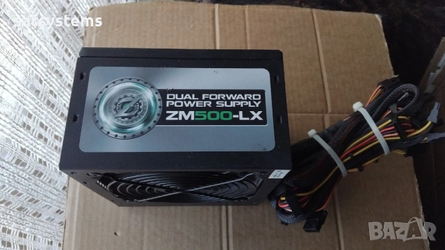 Компютърно захранване 500W Zalman ZM500-LX ATX12V VER:2.31 120mm FAN, снимка 2 - Захранвания и кутии - 54556877