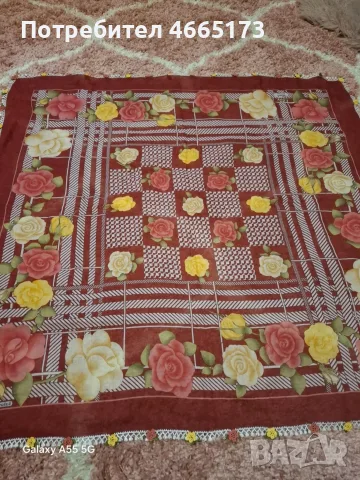 Памучни Шалове/Кърпи за глава , снимка 9 - Шалове - 55401497