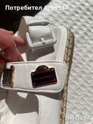 Дамски сандали Karl Lagerfeld Paris, снимка 5 - Сандали - 54223810