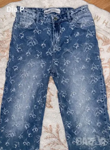 Bershka 32 дънки с черешки