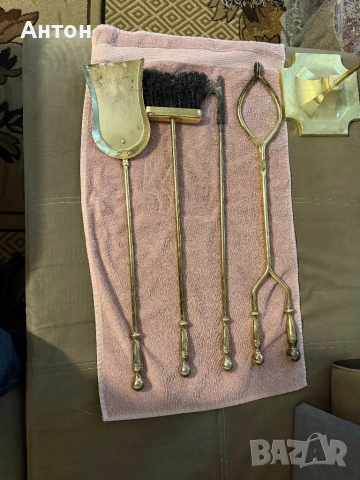 Масивни прибори за камина., снимка 6 - Антикварни и старинни предмети - 53971540