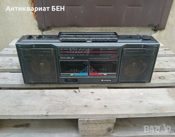 HITACHI W27E DOUBLE CASSETTE – 1985 г. 