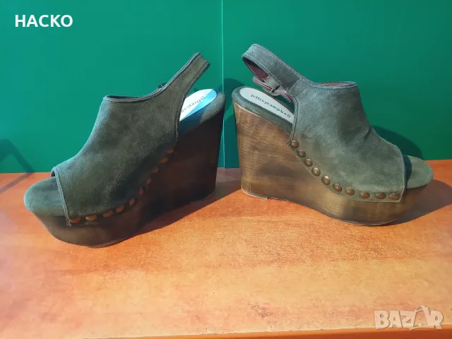 Дамски Сандали на Платформа JefFrey Campbell Размер 39 Стелке 24,5 см. Внос от Англия, снимка 3 - Сандали - 55478395