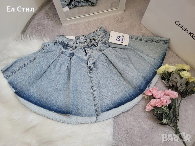 ⚜️Дамска дънкова пола 21€ , снимка 3 - Поли - 53979281