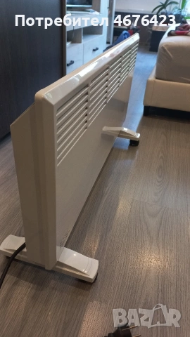 Електрически конвектор NURFELT 2500W – Като нов, ползван само един сезон, снимка 3 - Радиатори - 54721562