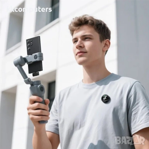 Безжичен микрофон Hoco L21 USB-C, с приемник, черен