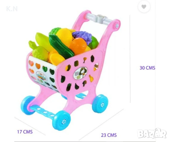 Детска пазарска количка, снимка 3 - Образователни игри - 54890692