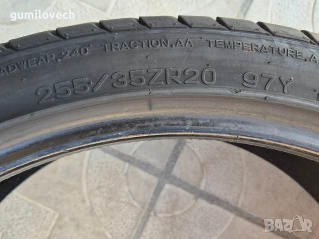 1бр.лятна гума 255/35/20 97Y NANKANG, снимка 7 - Гуми и джанти - 55186749