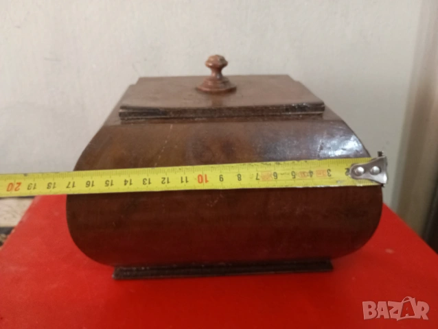 Винтидж дървена кутия за цигари, снимка 3 - Антикварни и старинни предмети - 54215482