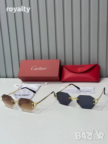 Cartier Нови Дамски Слънчеви Очила Различни Цветове , снимка 5 - Слънчеви и диоптрични очила - 55288854
