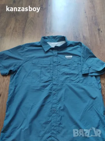 Columbia Men's Short Sleeve Shirt Cascades Explorer Short - МЪЖКА ТРЕКИНГ РИЗА като нова 2ХЛ, снимка 7 - Ризи - 55695122
