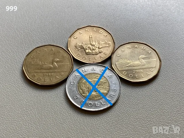  1 долар 1989 , 1992 , 2006 Канада 