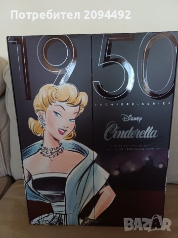 Колекционерска кукла Пепеляшка Disney Designer Premiere Limited Edition , снимка 3 - Кукли - 54412303