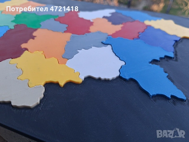 България в 28 нюанса. Дизайнерски 3D Пъзел България, снимка 2 - Пъзели - 54314756