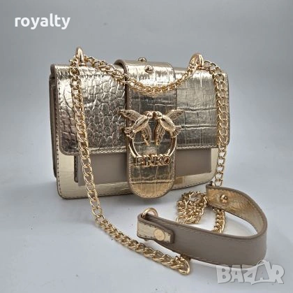 Pinko Нова Дамска Кожена Чанта Пинко , снимка 3 - Чанти - 54096107