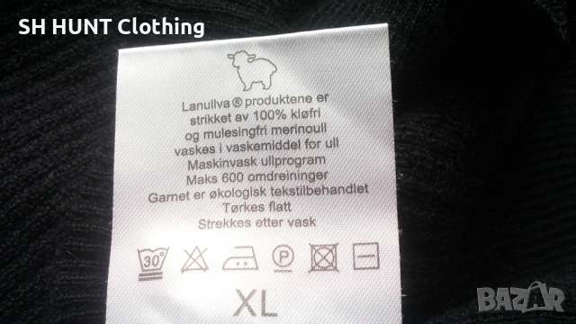 LANULLVA Hustadvika 2.0 Wool Sweater Half Zip 100% Merino Wool размер L / XL термо блуза - 2476, снимка 15 - Пуловери - 54160685