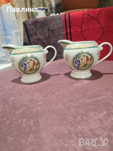 Канички за млако от костен порцелан 