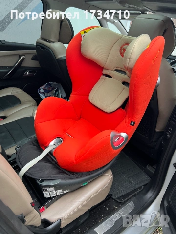 Детско столче за кола Cybex Sirona (0-18 кг) с 360° въртяща се ISOFIX база и преден предпазен щит, снимка 4 - Столчета за кола и колело - 55194335